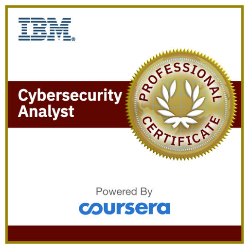 IBM Cybersecurity Analyst Professional Certificate badge
